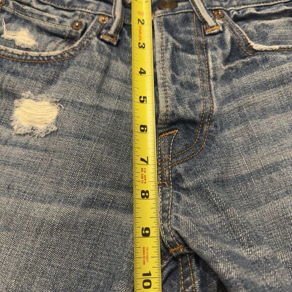 Abercrombie & Fitch Relaxed Straight Jeans Med Wash Distressed Rips Men’s 28x30 - Picture 8 of 8